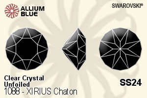 Swarovski XIRIUS Chaton (1088) SS24 - Clear Crystal Unfoiled - Haga Click en la Imagen para Cerrar