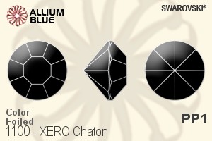 施華洛世奇 XERO 鑽石形尖底石 (1100) PP1 - 顏色 白金水銀底 - 關閉視窗 >> 可點擊圖片