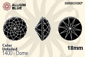 施华洛世奇 Dome (1400) 18mm - 颜色 无水银底