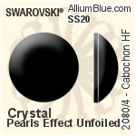 施華洛世奇 圓拱形 熨底平底石 (2080/4) SS20 - 顏色 鋁質水銀底