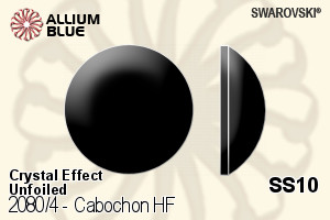 Swarovski Cabochon Flat Back Hotfix (2080/4) SS10 - Crystal Effect Unfoiled - Click Image to Close
