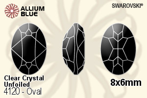 SWAROVSKI 4120 8X6MM CRYSTAL