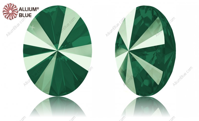 SWAROVSKI 4122 14X10.5MM CRYSTAL ROYGREEN_S