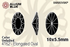 Swarovski Elongated Oval Fancy Stone (4162) 10x5.5mm - Color Unfoiled - Haga Click en la Imagen para Cerrar