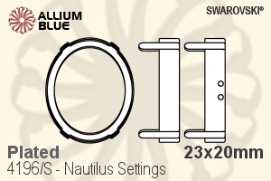 施華洛世奇 Nautilus花式石爪托 (4196/S) 23x20mm - 鍍面 - 關閉視窗 >> 可點擊圖片