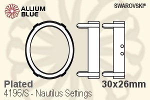 Swarovski Nautilus Settings (4196/S) 30x26mm - Plated - Click Image to Close