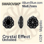 Swarovski Majestic Fancy Stone (4329) 14x12.1mm - Color With Platinum Foiling