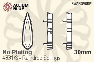 施华洛世奇 Raindrop花式石爪托 (4331/S) 30mm - 无镀层 - 关闭视窗 >> 可点击图片