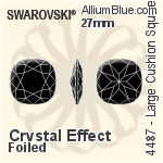 Swarovski Large Cushion Square Fancy Stone (4487) 27mm - Color Unfoiled