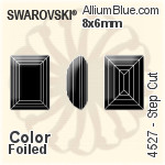 Swarovski Step Cut Fancy Stone (4527) 14x10mm - Crystal Effect With Platinum Foiling