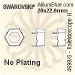 Swarovski Kaleidoscope Hexagon Settings (4699/S) 6x6.9mm - No Plating
