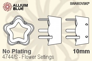 Swarovski Flower Settings (4744/S) 10mm - No Plating