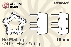 施華洛世奇 Flower花式石爪托 (4744/S) 10mm - 無鍍層