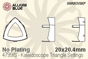 施华洛世奇 Kaleidoscope Triangle花式石爪托 (4799/S) 20x20.4mm - 无镀层 - 关闭视窗 >> 可点击图片