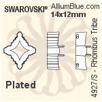 Swarovski Rhombus Tribe Settings (4927/S) 19x17mm - No Plating