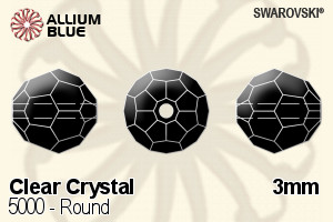 Swarovski Round Bead (5000) 3mm - Clear Crystal