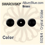 Swarovski Crystal Globe Bead (5028/4) 6mm - Clear Crystal