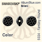 Swarovski Fantasy Round Bead (5034) 6mm - Clear Crystal