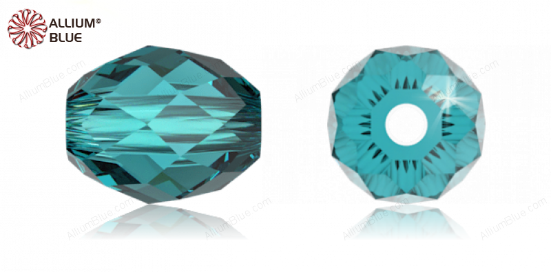 SWAROVSKI 5044 9.5X8MM BLUE ZIRCON