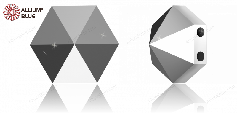 施華洛世奇 #5060 Hexagon Spike (Two Holes)