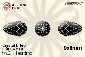 Swarovski Teardrop Bead (5500) 9x6mm - Crystal Effect (Full Coated) - Haga Click en la Imagen para Cerrar