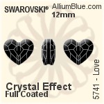 Swarovski Love Bead (5741) 8mm - Clear Crystal