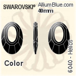 Swarovski Helios Pendant (6040) 30mm - Clear Crystal