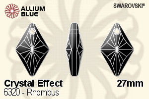 Swarovski Rhombus Pendant (6320) 27mm - Crystal Effect - Haga Click en la Imagen para Cerrar