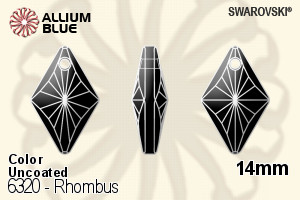 Swarovski Rhombus Pendant (6320) 14mm - Colour (Uncoated) - Haga Click en la Imagen para Cerrar