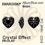 Swarovski Heart Cut Pendant (6432) 10.5mm - Clear Crystal