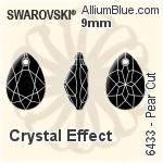 Swarovski Pear Cut Pendant (6433) 11.5mm - Crystal Effect PROLAY