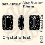 Swarovski Emerald Cut Pendant (6435) 9mm - Crystal Effect PROLAY