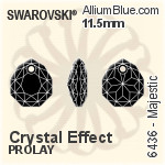 Swarovski Majestic Pendant (6436) 9mm - Clear Crystal
