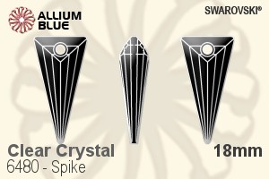 Swarovski Spike Pendant (6480) 18mm - Clear Crystal - Click Image to Close