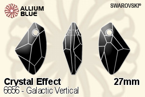 Swarovski Galactic Vertical Pendant (6656) 27mm - Crystal Effect - Click Image to Close