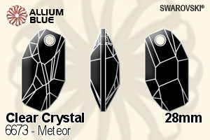 Swarovski Meteor Pendant (6673) 28mm - Clear Crystal - Haga Click en la Imagen para Cerrar