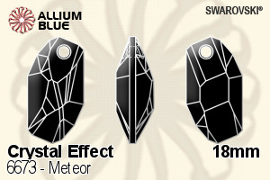 Swarovski Meteor Pendant (6673) 18mm - Crystal Effect - Click Image to Close