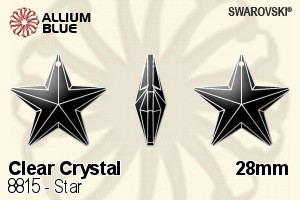 Swarovski STRASS Star (8815) 28mm - Clear Crystal - Click Image to Close