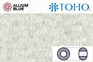 TOHO Round Seed Beads (RR3-141) 3/0 Round Extra Large - Ceylon Snowflake - 關閉視窗 >> 可點擊圖片