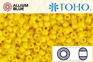 TOHO Round Seed Beads (RR15-42BF) 15/0 Round Small - Opaque-Frosted Sunshine - Haga Click en la Imagen para Cerrar