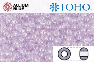 TOHO Round Seed Beads (RR8-477) 8/0 Round Medium - Dyed-Rainbow Lavender Mist - 關閉視窗 >> 可點擊圖片