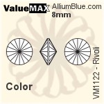 ValueMAX Rivoli (VM1122) 10mm - Color With Foiling