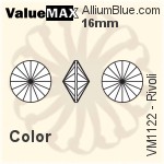 ValueMAX Rivoli (VM1122) 14mm - Color With Foiling