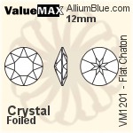 ValueMAX Flat Chaton (VM1201) 14mm - Color With Foiling