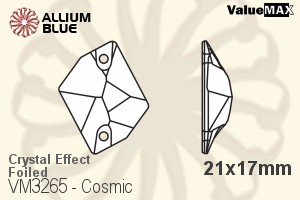 ValueMAX Cosmic Sew-on Stone (VM3265) 21x17mm - Crystal Effect With Foiling - 關閉視窗 >> 可點擊圖片