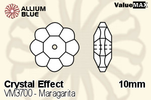 バリューマックス Maragarita ソーオンストーン (VM3700) 10mm - クリスタル エフェクト - ウインドウを閉じる