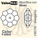 ValueMAX Maragarita Sew-on Stone (VM3700) 14mm - Clear Crystal With Foiling