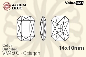 ValueMAX Octagon Fancy Stone (VM4600) 14x10mm - Color Unfoiled - 關閉視窗 >> 可點擊圖片
