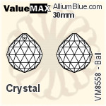 ValueMAX Ball (VM8558) 40mm - Clear Crystal