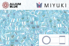 MIYUKI Delica® Seed Beads (DBM0100) 10/0 Round Medium - Transparent Light Topaz AB